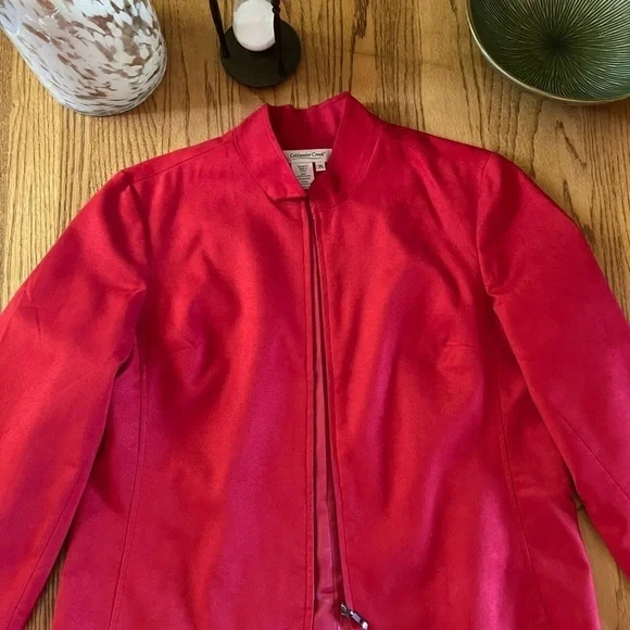 Coldwater Creek Jacket Women’s Size Large Petite Red - Picture 5 of 11